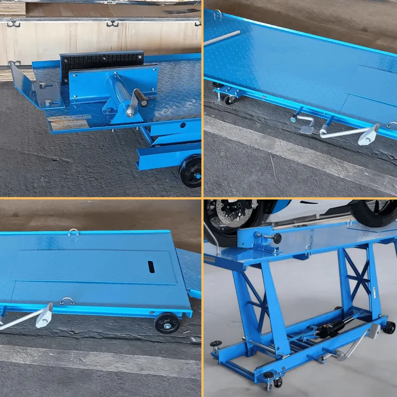 Podnośnik Motocyklowy Hydrauliczny 460 kg Regulowany SELLTEO Risol