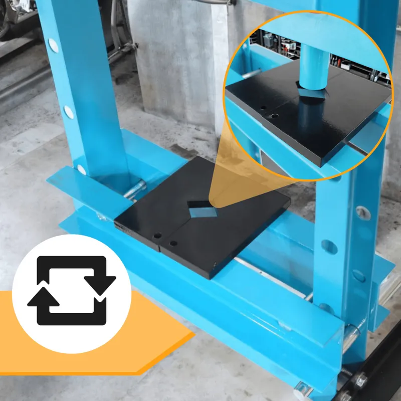 Prasa Hydrauliczna Warsztatowa Regulowana 20 Ton SELLTEO GANDIA
