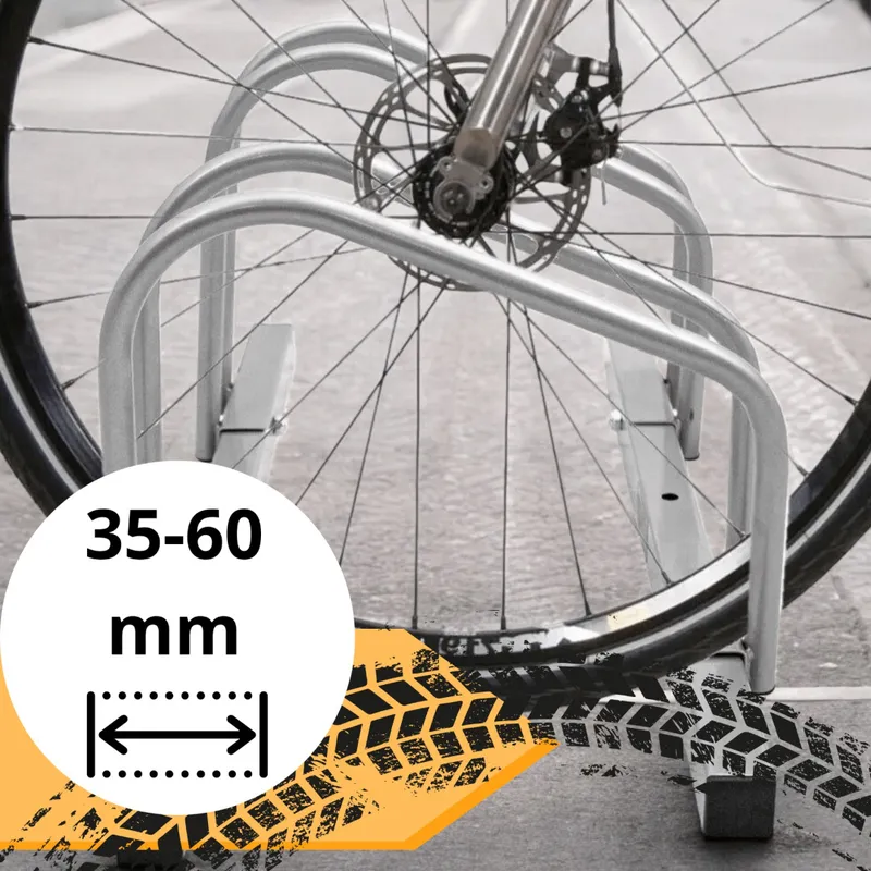 Stojak Na 12 Rowerów Ocynkowany Ścienny Podłogowy MOVEMANIA Form