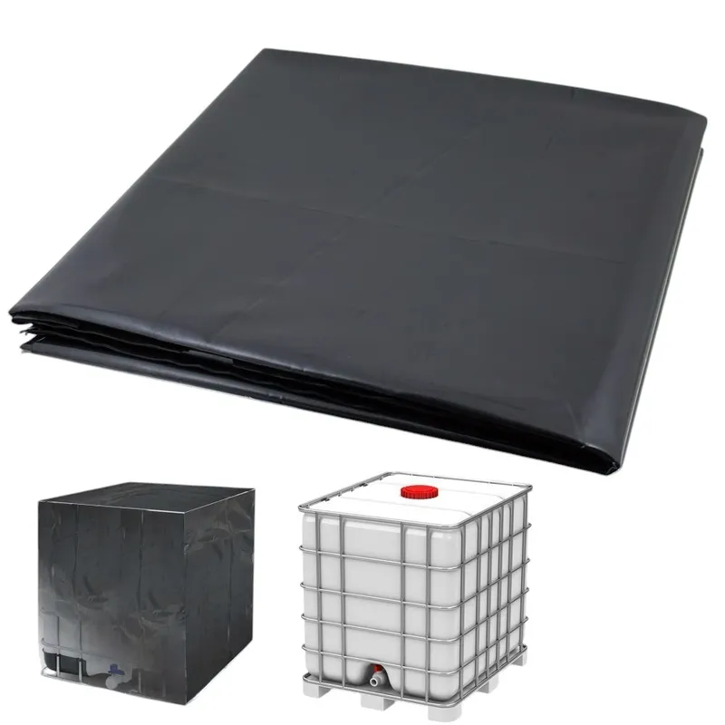 Osłona Zbiornika IBC 1000l Ogrodowa GARDIVA Horn 130 x 110 x 116 cm - Czarna