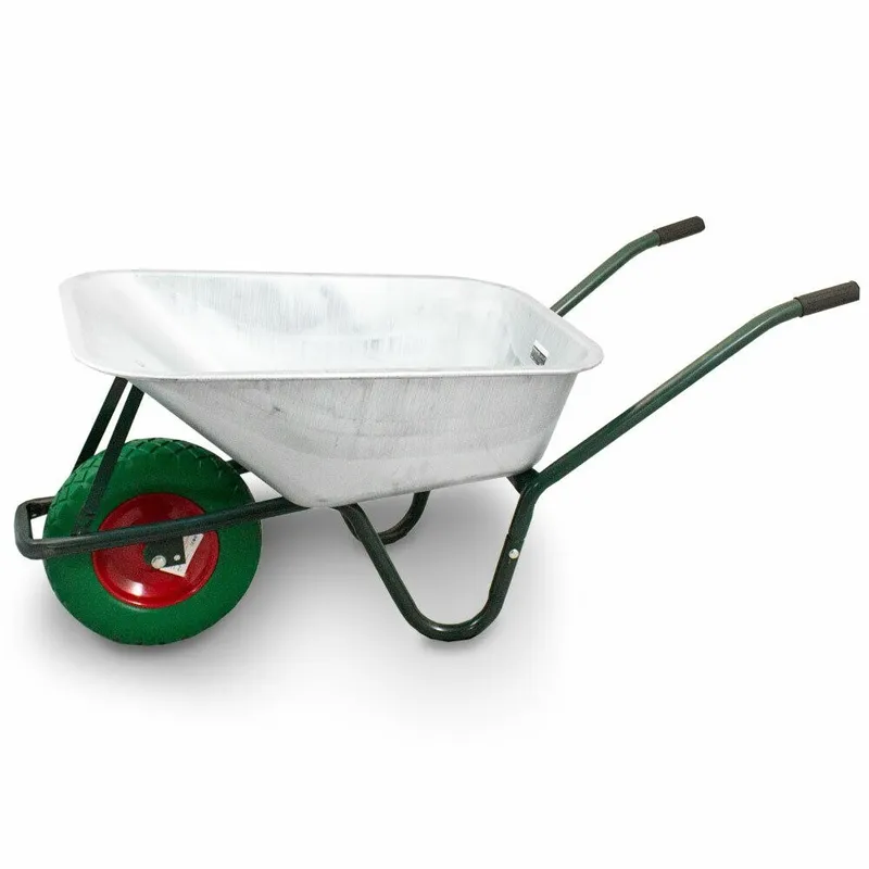 Taczka Budowlana Ogrodowa Stalowa GARDIVA Boden 100 l 250 kg 145 x 60 x 60 cm