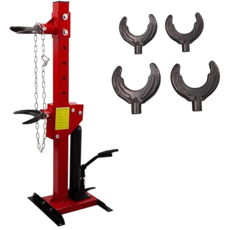 Ściągacz Hydrauliczny Do Sprężyn 3T Stalowy SELLTEO Style - Czerwony