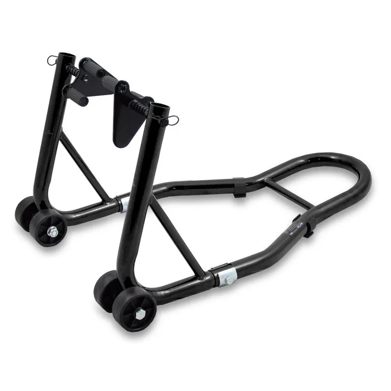 Stojak Motocyklowy Transportowy Stalowy SELLTEO Tech 68 x 46 x 35 cm - Czarny