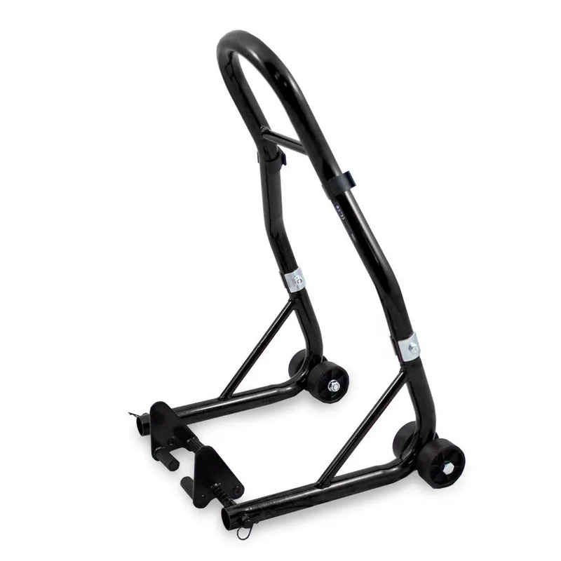 Stojak Motocyklowy Transportowy Stalowy SELLTEO Tech 68 x 46 x 35 cm - Czarny