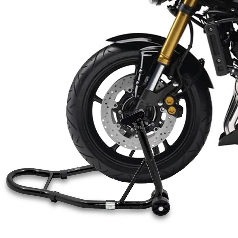 Stojak Motocyklowy Transportowy Stalowy SELLTEO Tech 68 x 46 x 35 cm - Czarny