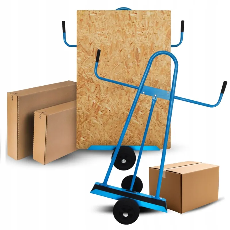 Wózek Transportowy Do Płyt Gipsowych Drzwi MDF OSB 300 kg SELLTEO Paki