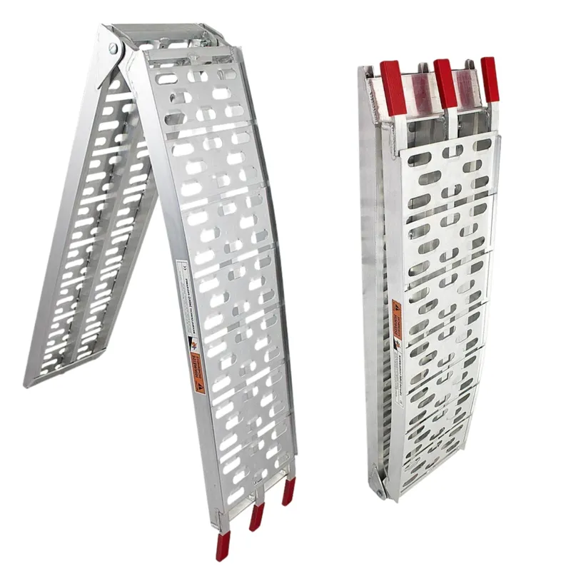 Rampa Aluminiowa Składana Antypoślizgowa SELLTEO Prato 228 x 28,5 x 5 cm