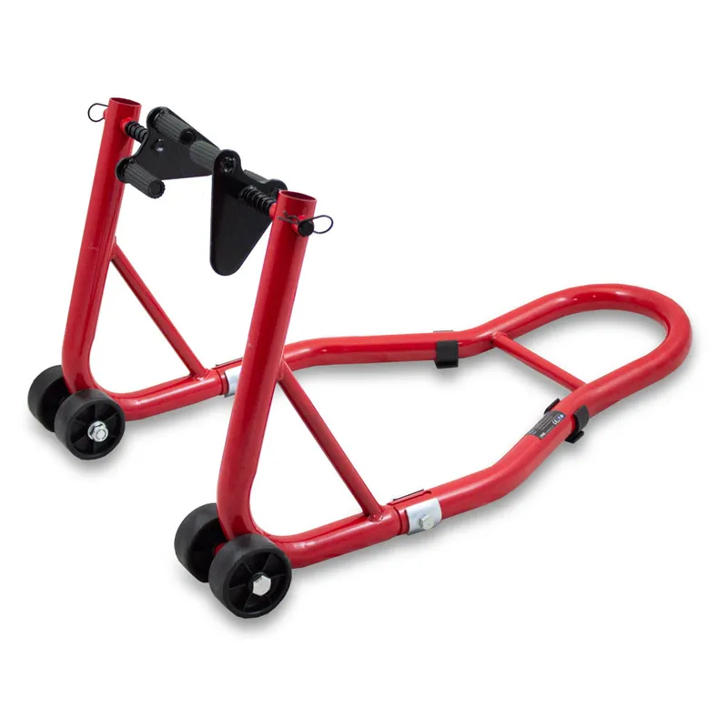 Stojak Motocyklowy Stalowy 250 kg SELLTEO Unit 68 x 46 x 35 cm - Czerwony