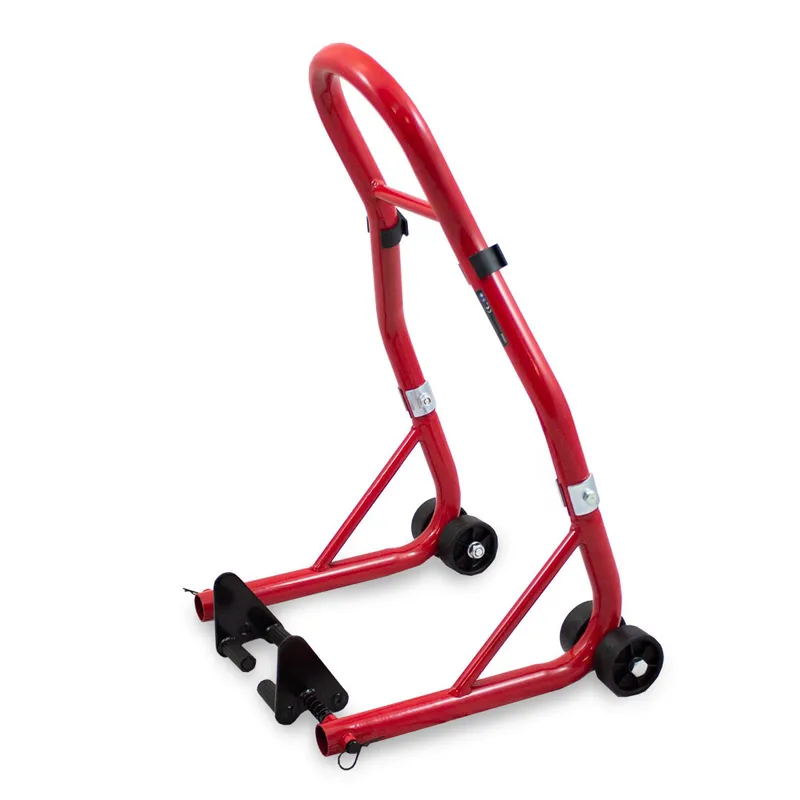 Stojak Motocyklowy Stalowy 250 kg SELLTEO Unit 68 x 46 x 35 cm - Czerwony