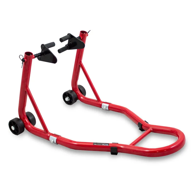 Stojak Motocyklowy Stalowy 250 kg SELLTEO Unit 68 x 46 x 35 cm - Czerwony