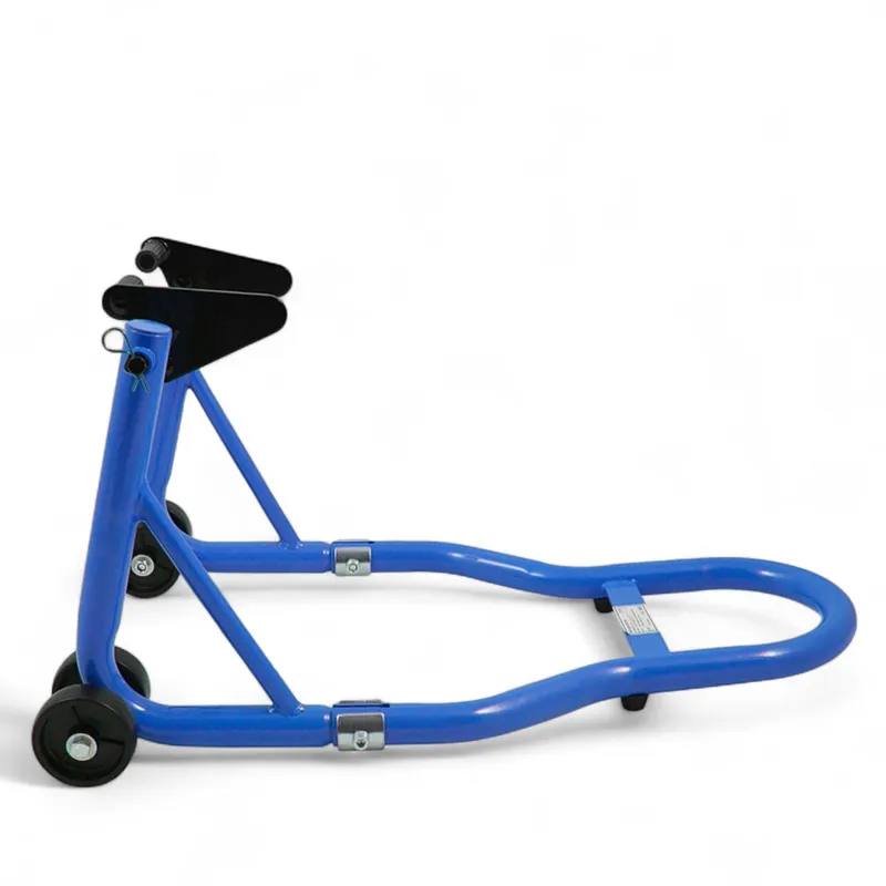 Stojak Motocyklowy Przedni Stalowy 250 kg SELLTEO Cedar - Niebieski
