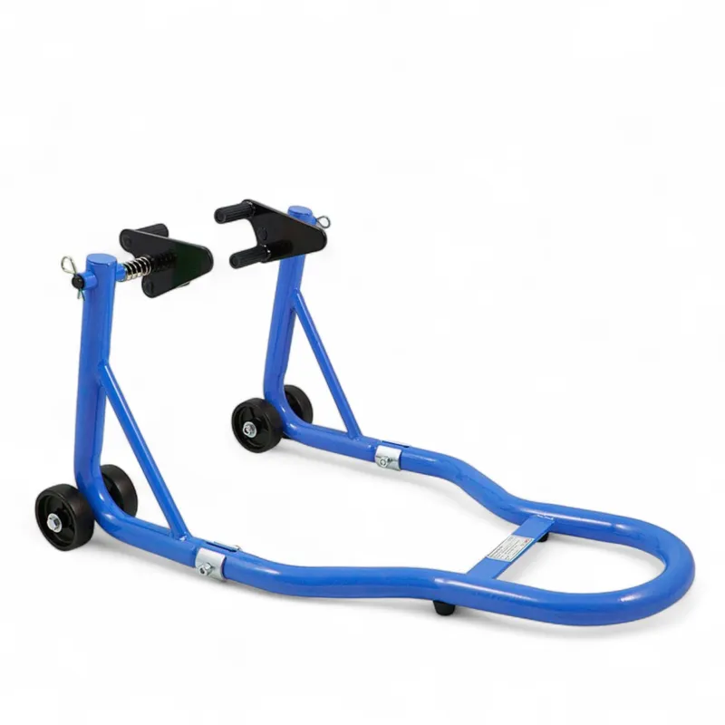 Stojak Motocyklowy Przedni Stalowy 250 kg SELLTEO Cedar - Niebieski