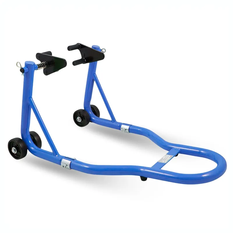 Stojak Motocyklowy Przedni Stalowy 250 kg SELLTEO Cedar - Niebieski