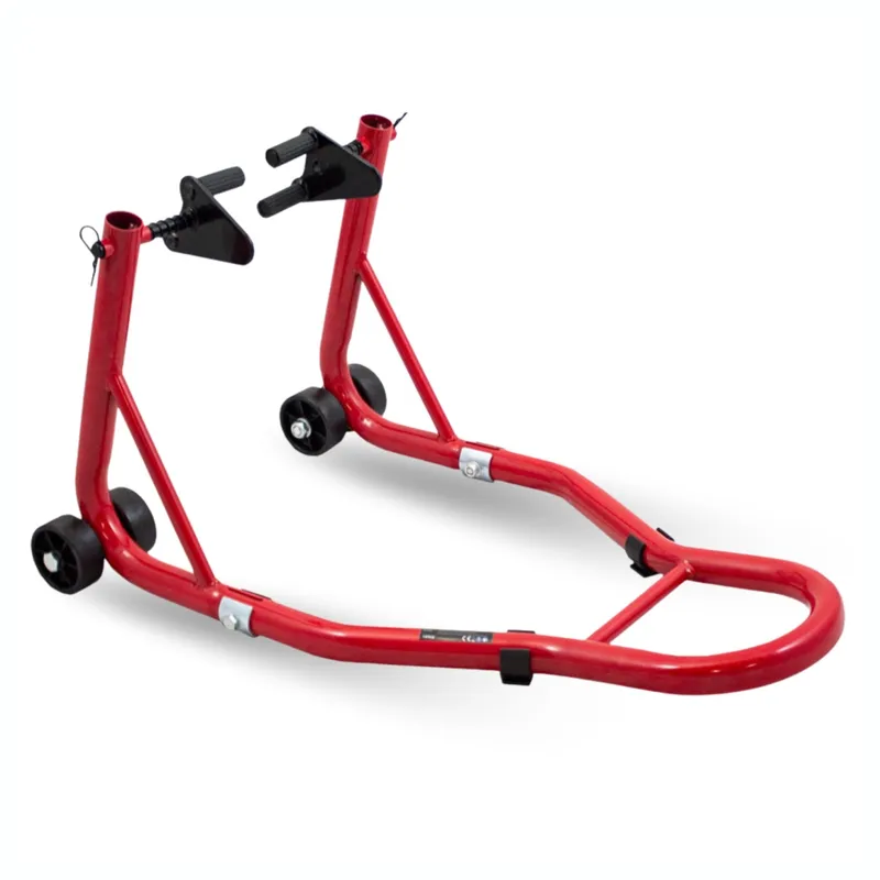 Stojak Motocyklowy Stalowy 250 kg SELLTEO Unit 68 x 46 x 35 cm - Czerwony