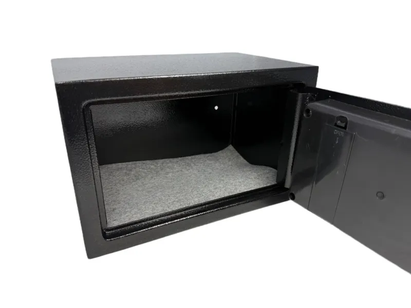 Sejf Biurowy Na Kod I Klucz Stalowy 31 x 20 x 20 cm SELLTEO Loft - Czarny