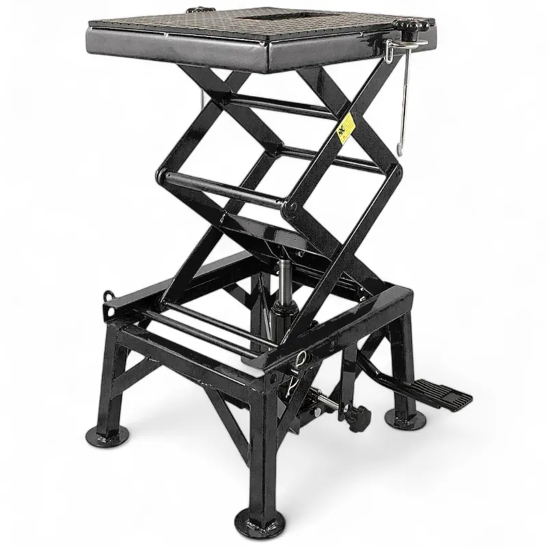 Podnośnik Hydrauliczny Motocyklowy Gumowany SELLTEO Risol 135 kg 35-87 cm