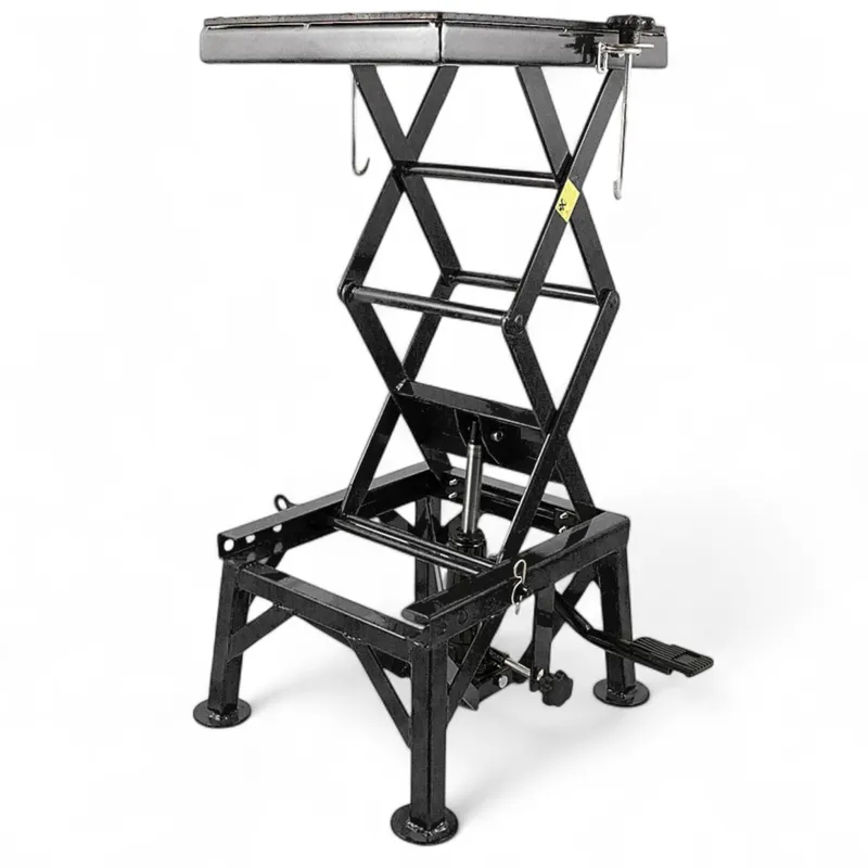 Podnośnik Hydrauliczny Motocyklowy Gumowany SELLTEO Risol 135 kg 35-87 cm