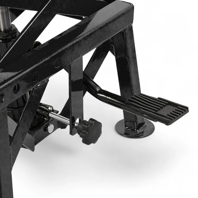 Podnośnik Hydrauliczny Motocyklowy Gumowany SELLTEO Risol 135 kg 35-87 cm