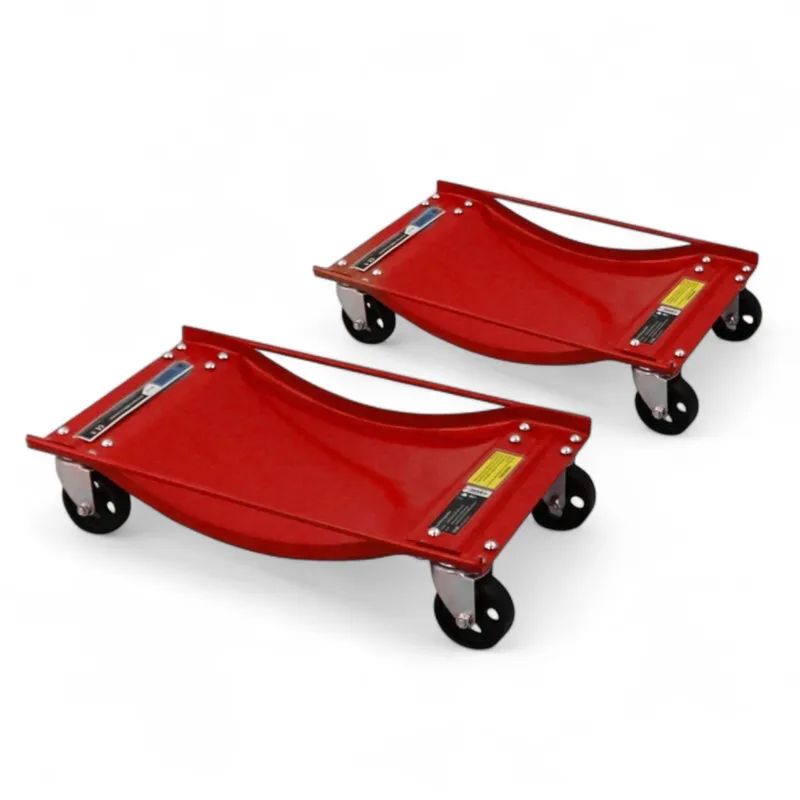 Rolki Transportowe Do Samochodów 4 szt SELLTEO Turn 60 x 39 x 13 cm - Czerwone