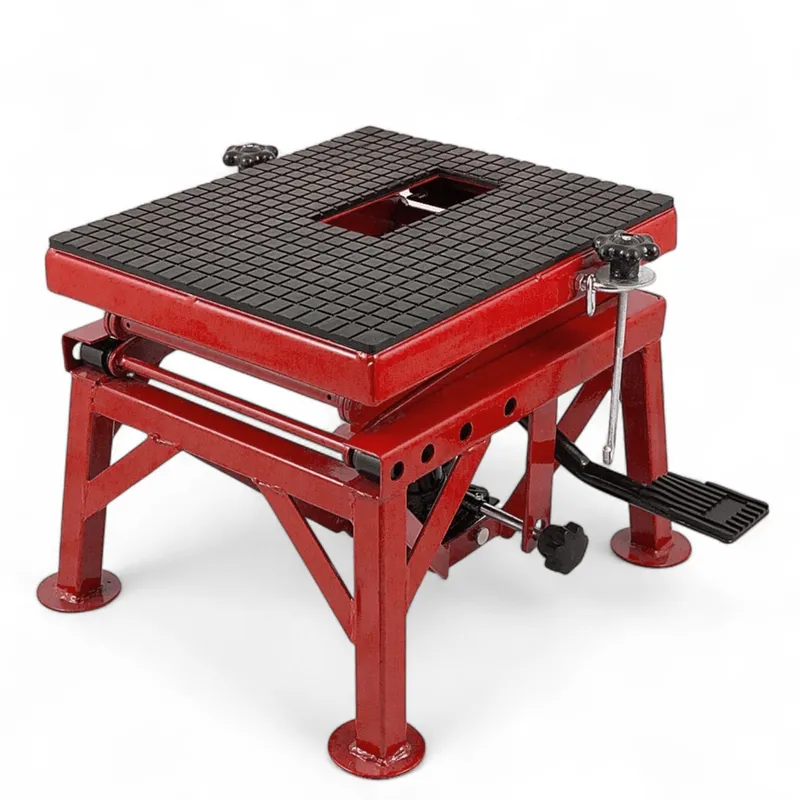 Podnośnik Motocyklowy Hydrauliczny 135 kg SELLTEO Risol 87 cm - Czerwony