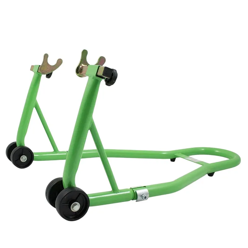 Stojak Motocyklowy Tylny Stalowy 250 kg SELLTEO Elia 62 x 47 x 8 cm - Zielony