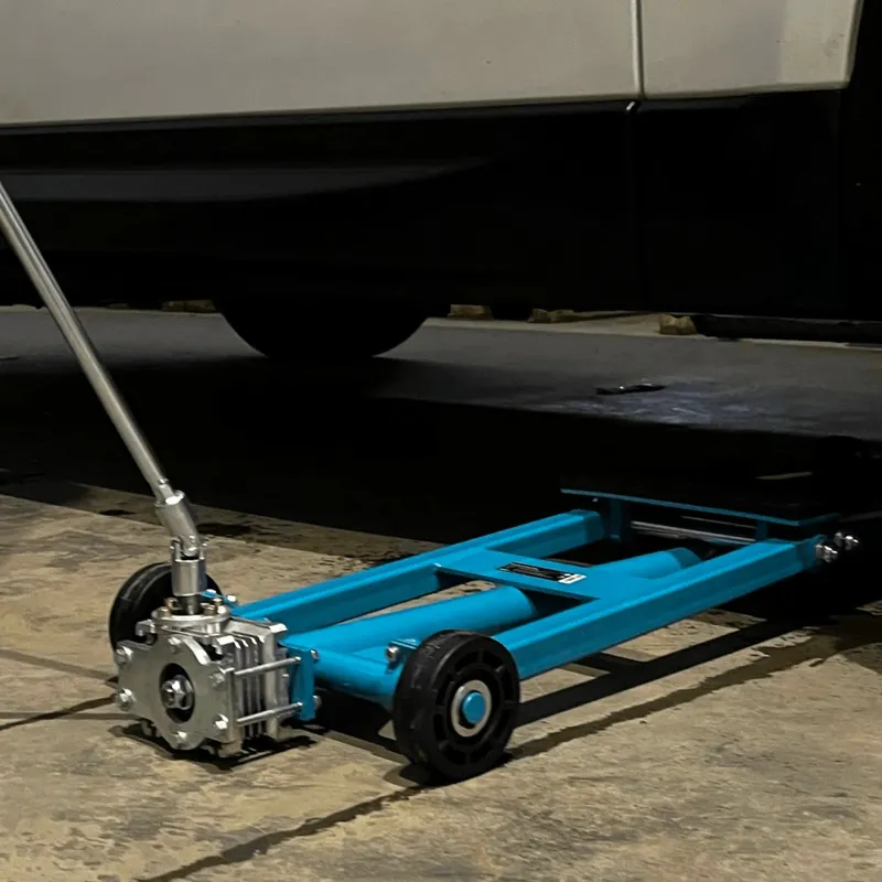 Mobilny Podnośnik Nożycowy 2500 kg Regulacja 11 Do 48 cm SELLTEO Risol