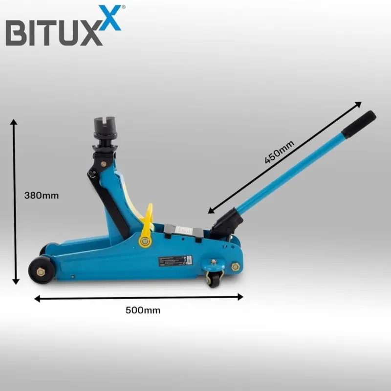 Podnośnik Hydrauliczny Żaba Niski Profil 2.5T SELLTEO Risol 85-380 mm
