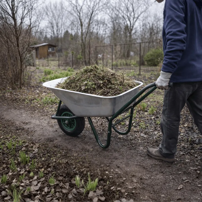 Taczka Ogrodowa Budowlana Stalowa 100 l GARDIVA Boden - Srebrna