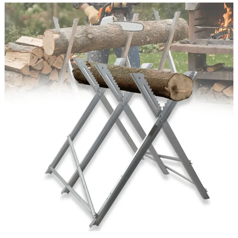 Kozioł Składany Do Cięcia Drewna Ocynkowany 80 cm 150 kg GARDIVA Fjell
