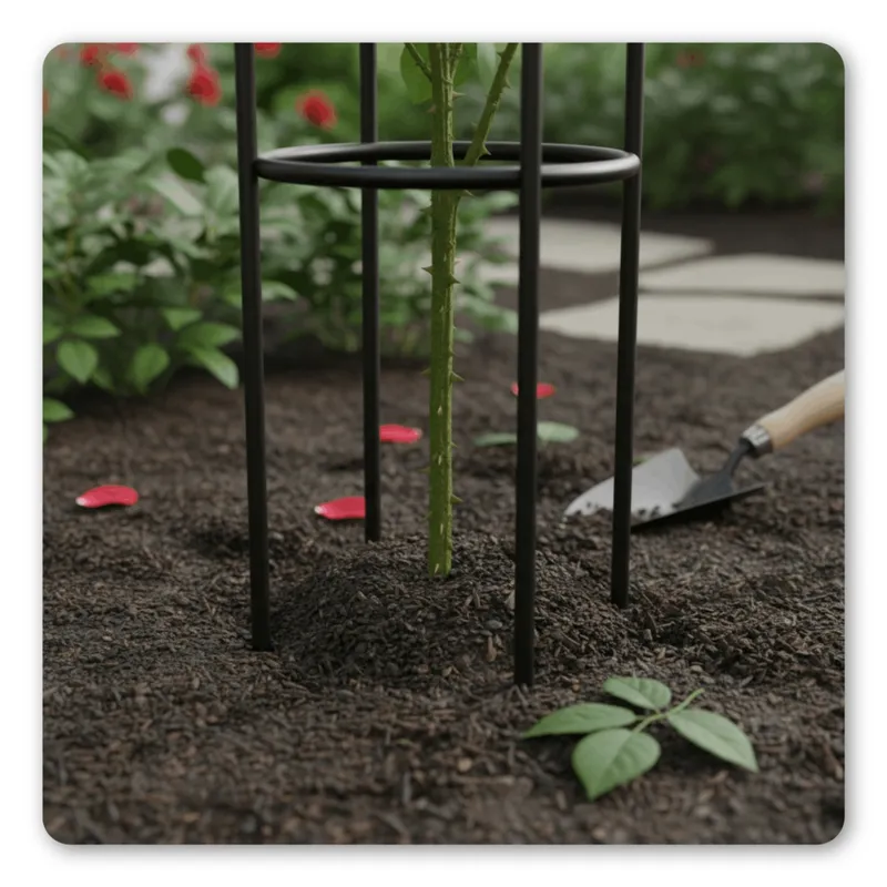 Pergola Ogrodowa Metalowa Na Róże GARDIVA Erlan 150 cm - Czarna