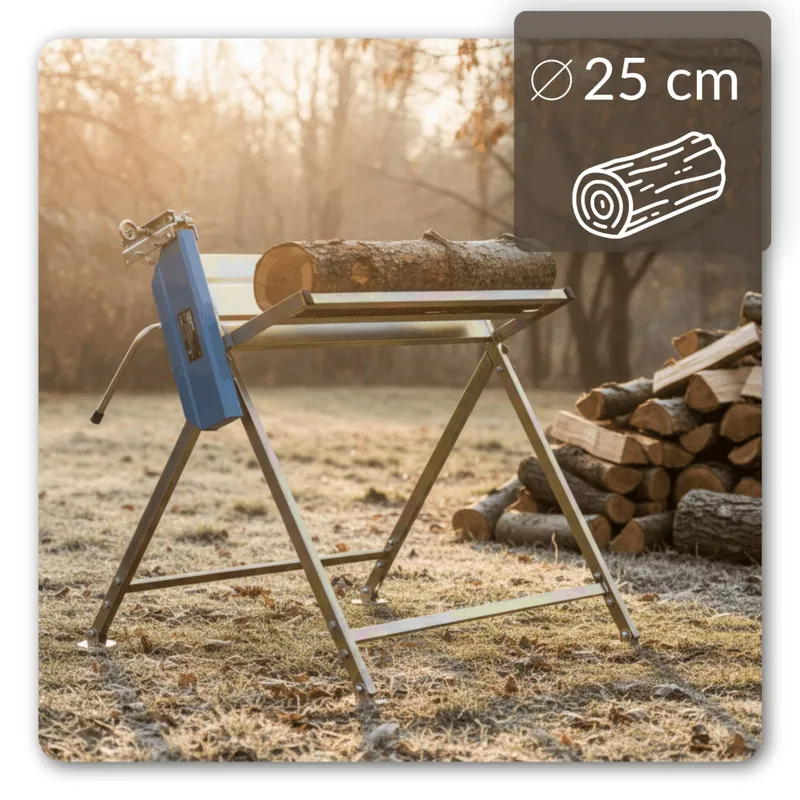 Stojak Do Cięcia Drewna Składany Stalowy GARDIVA Rave 81 x 20 x 100 cm