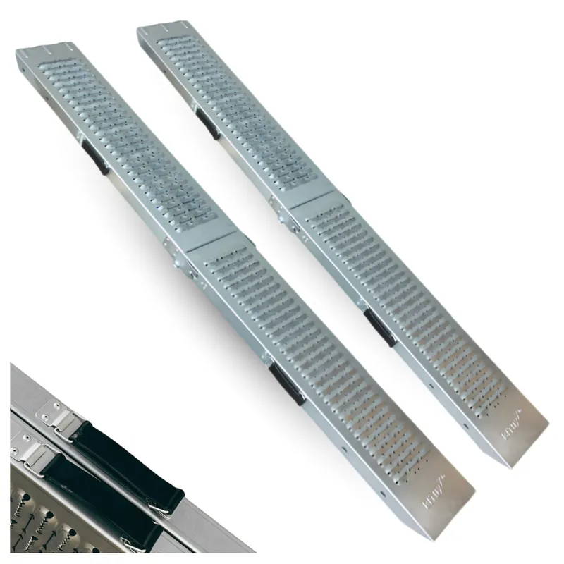Rampy Stalowe Składane Najazdowe 180 cm 400 kg SELLTEO Pistoia 2 szt