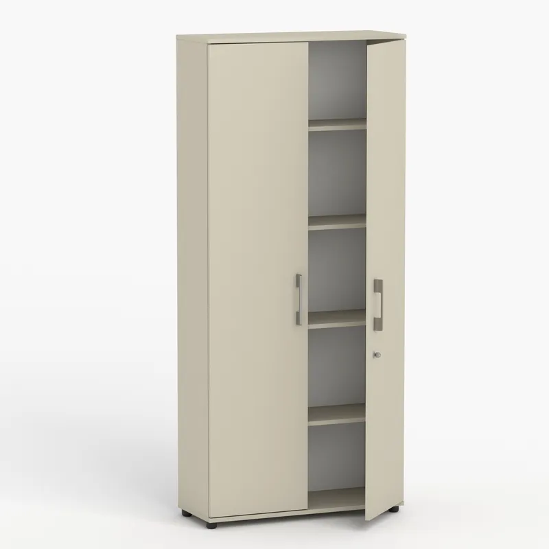 Regał Szafa Biurowa G 80 2D Kaszmir 80 cm Z Zamkiem Na Klucz