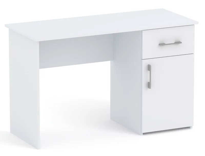 Biurko FRANEK 120 cm Z Szufladą - Białe