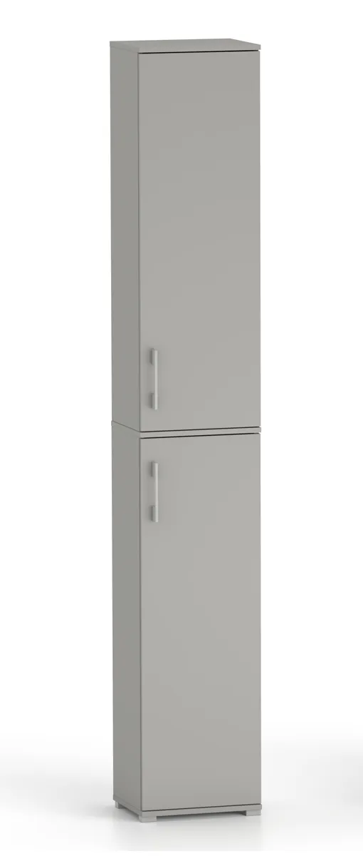 Szafa Biurowa POLA 215 - 2D 40 cm Szary Arktyczny