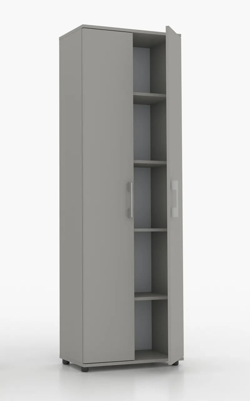 Regał Szafa Biurowa G 80 2D 80 cm - Szary