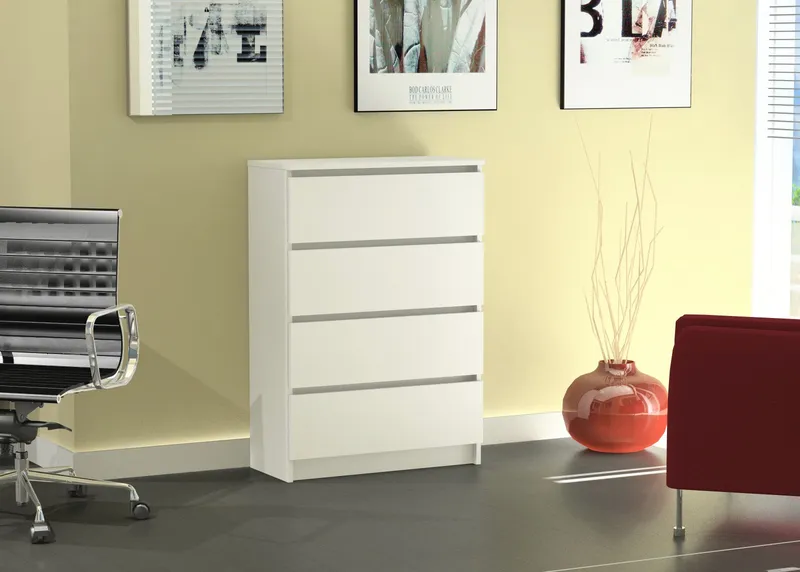 Komoda RICO 4S 60 cm - Biała