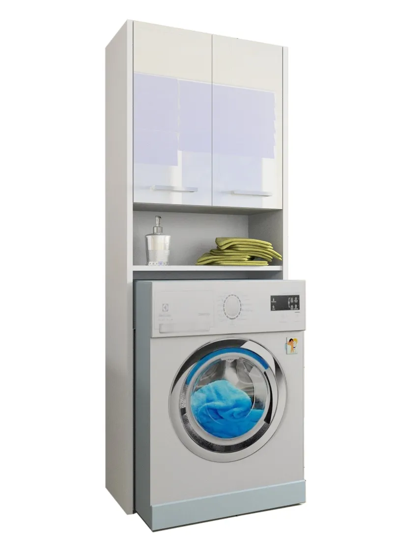 Szafka Nad Pralke LUNA 64 cm POŁYSK AKRYL