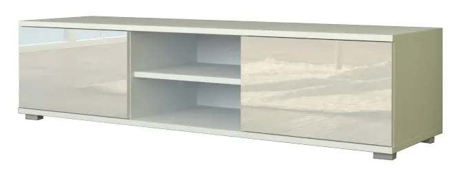 Szafka RTV 120 BIAŁA POŁYSK