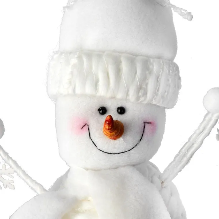Bałwan Figurka Do Postawienia Z Włóczki 25 cm