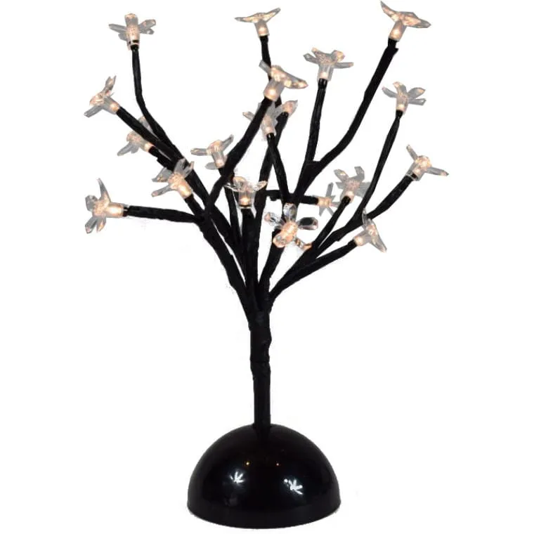 Baterijne Drzewko LED Bonsai, 20 Diod, Kolor Czarny, Do Użytku Wewnętrznego