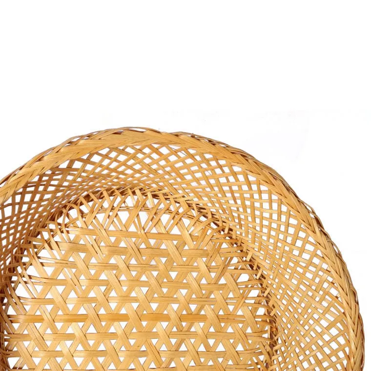 Koszyk Na Pieczywo Z Bambusa, Okrągły 22cm, Kolor - Beżowy