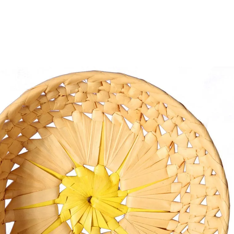 Koszyczek Na Pieczywo Okrągły 14cm - Żółty