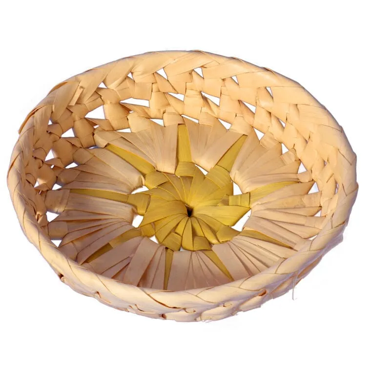 Koszyczek Na Pieczywo Okrągły 14cm - Żółty