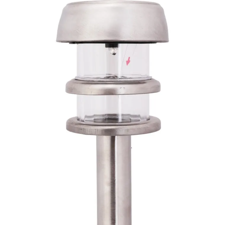 Zestaw 4 Samoładowalnych Okrągłych Lamp Solarnych Z Czujnikiem Zmierzchu Model