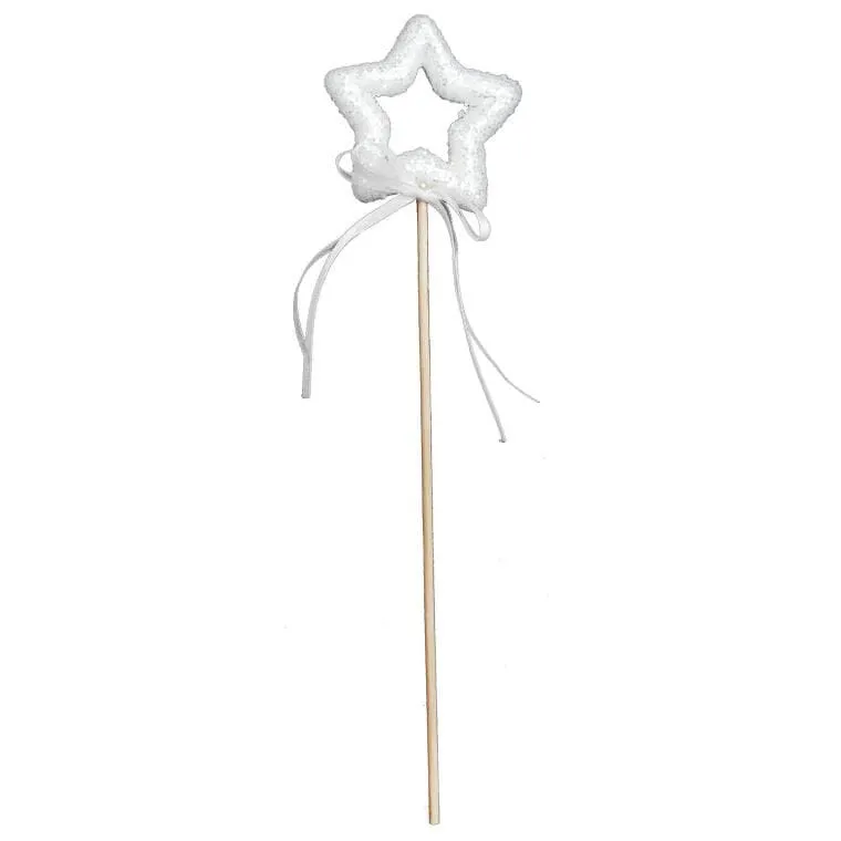 Ozdoba Bożonarodzeniowa GWIAZDA Na PIKU 26 cm - BIAŁA