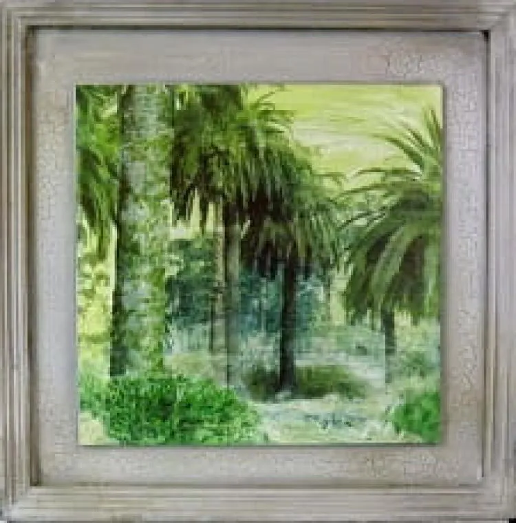 Obraz Z Motywem Palmy O Wymiarach 38x38 cm