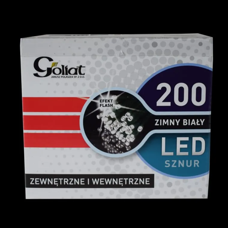 Lampki Choinkowe Zimny 200 LED, Efekt Flash, Do Użytku Wewnętrznego I ZEWNĘTRZNEGO[200LED Flash] - Biały