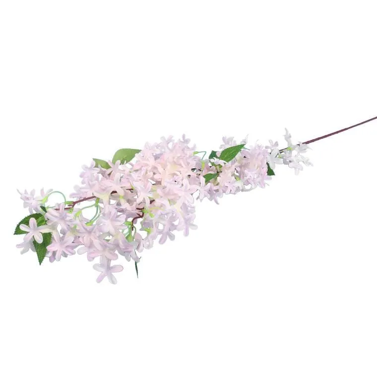 Gałązka Bzu O Długości 80 cm - Różowa