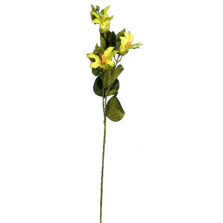 Sztuczny Kwiat - Zielony Clematis O Wysokości 95 cm